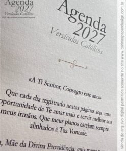 Alternative view of Arquivo digital Agenda com versículos católicos 2027
