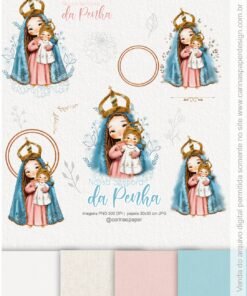 kit Digital Ilustrações Nossa Senhora da Penha