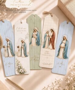 Alternative view of Kit Pronto para Imprimir: Marcadores de páginas COMO MARIA 2