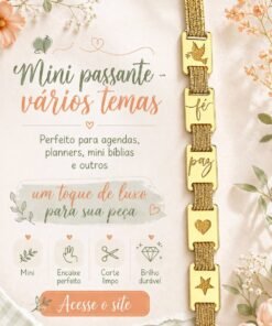 Mini passante para elástico 7mm - Pacote com 10 unidades - Escolha modelo