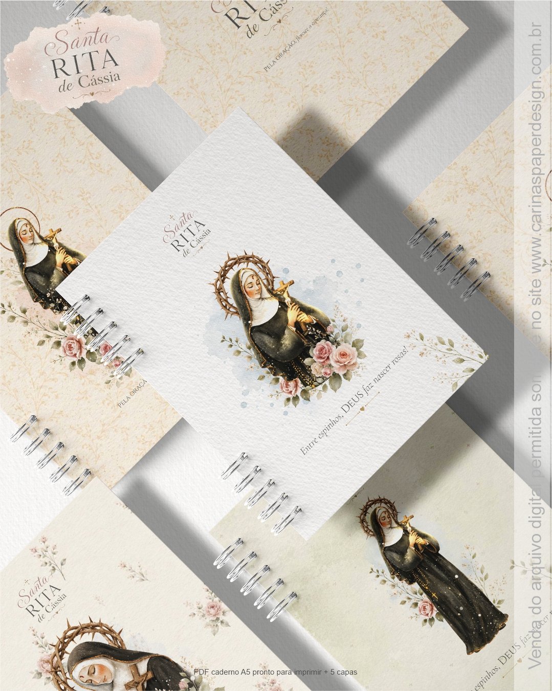 PDF caderno Santa Rita de Cássia+ 5 Capas