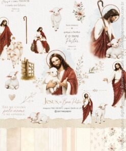 Kit Digital Ilustrações Jesus o Bom Pastor 1