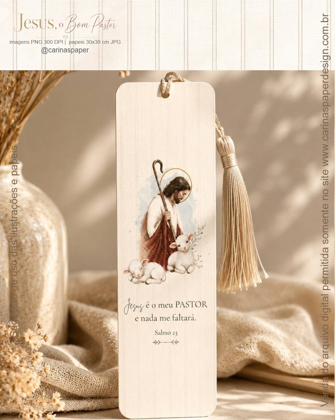 Kit Digital Ilustrações Jesus o Bom Pastor 1 - Imagem 10