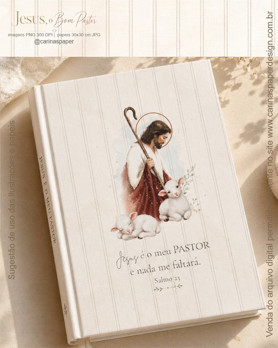 Kit Digital Ilustrações Jesus o Bom Pastor 1 - Imagem 12