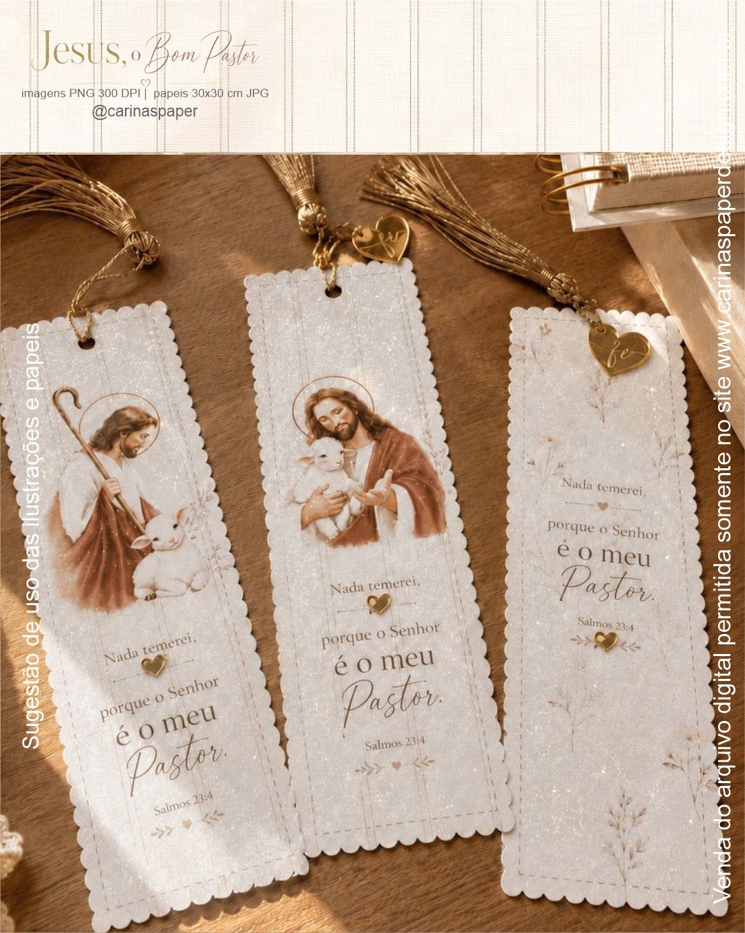 Kit Digital Ilustrações Jesus o Bom Pastor 1 - Imagem 13