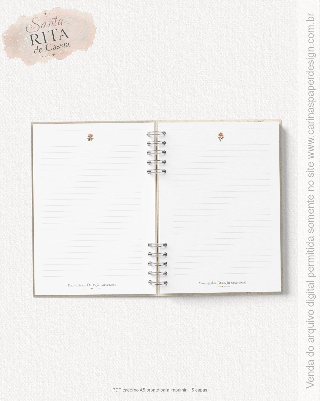 PDF caderno Santa Rita de Cássia+ 5 Capas - Imagem 4