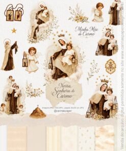 Kit Ilustrações Nossa Senhora do Carmo 2