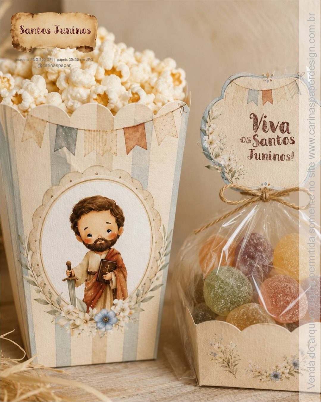 Kit Digital Ilustrações Santos Juninos - Imagem 7