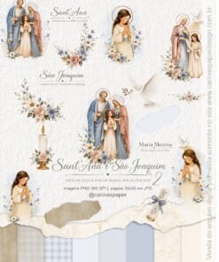 Kit Ilustrações Santana e São Joaquim 2