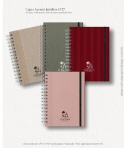Combo 10 capas A5 para Agenda Jurídica 2027 - Imagem 4