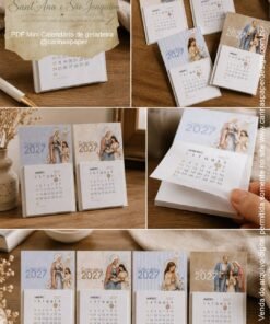 Alternative view of PDF Calendário mini Imã de geladeira Santana e São Joaquim 2027