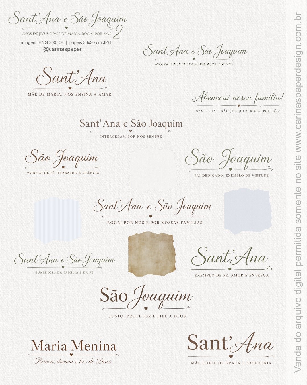 Kit Ilustrações Santana e São Joaquim 2 - Imagem 5