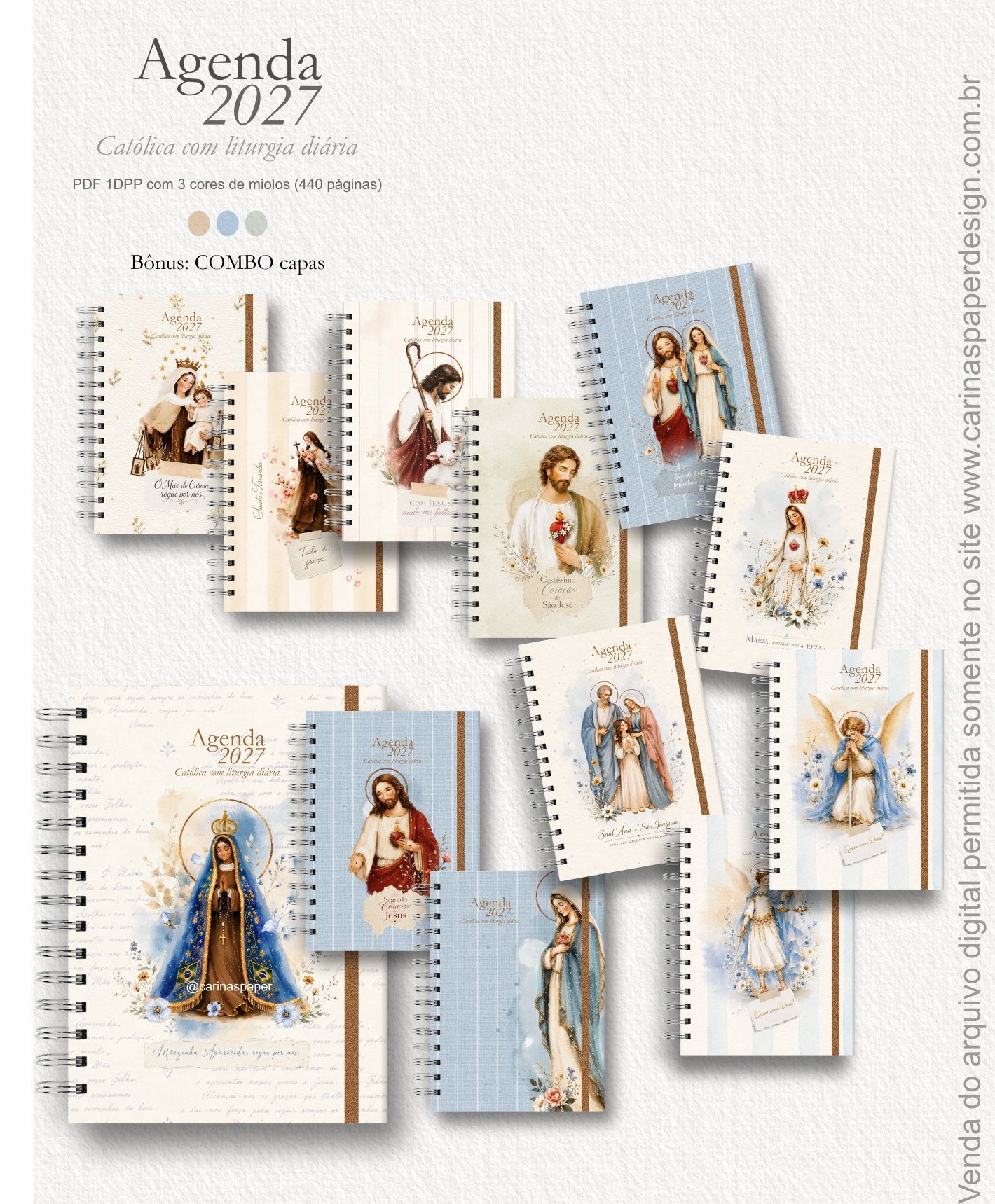 Arquivo digital Agenda Liturgia Diária + COMBO capas - Imagem 2