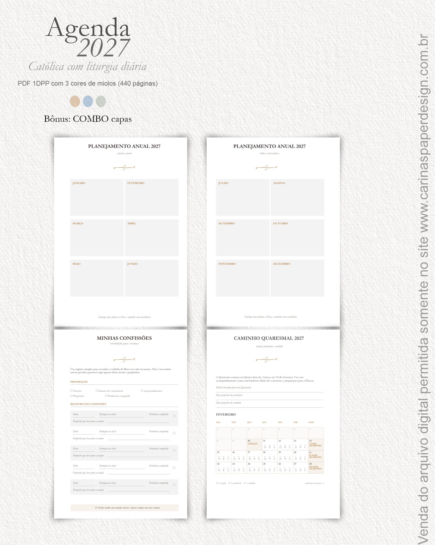 Arquivo digital Agenda Liturgia Diária + COMBO capas - Imagem 12