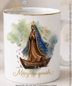 Kit Ilustrações  Nossa Senhora Aparecida 7 - Imagem 10
