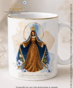 Kit Ilustrações  Nossa Senhora Aparecida 7 - Imagem 11