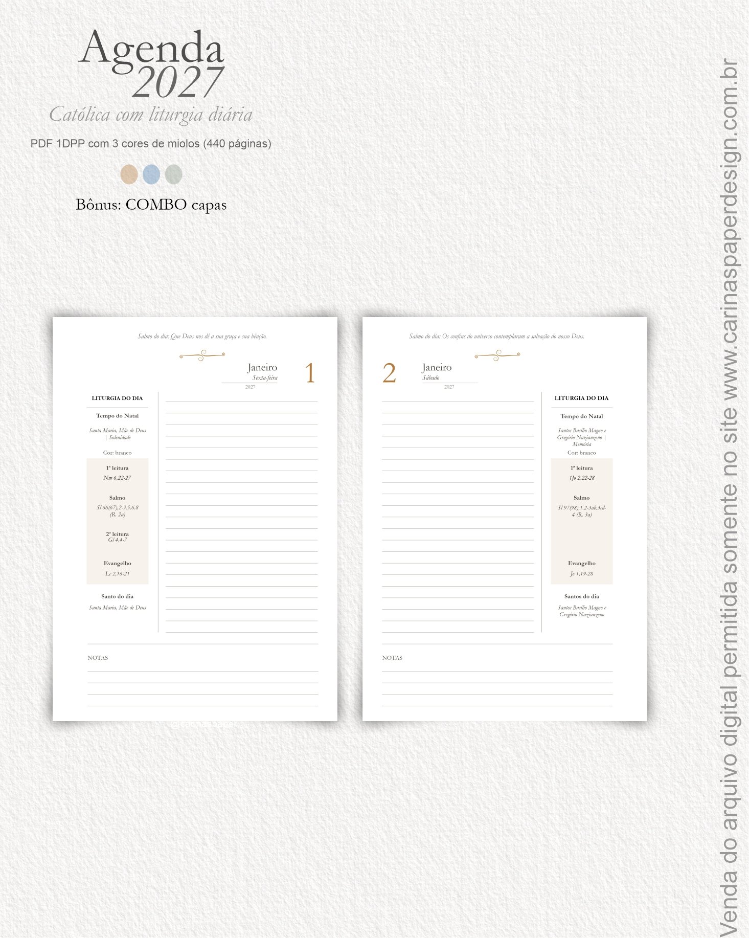 Arquivo digital Agenda Liturgia Diária + COMBO capas - Imagem 15