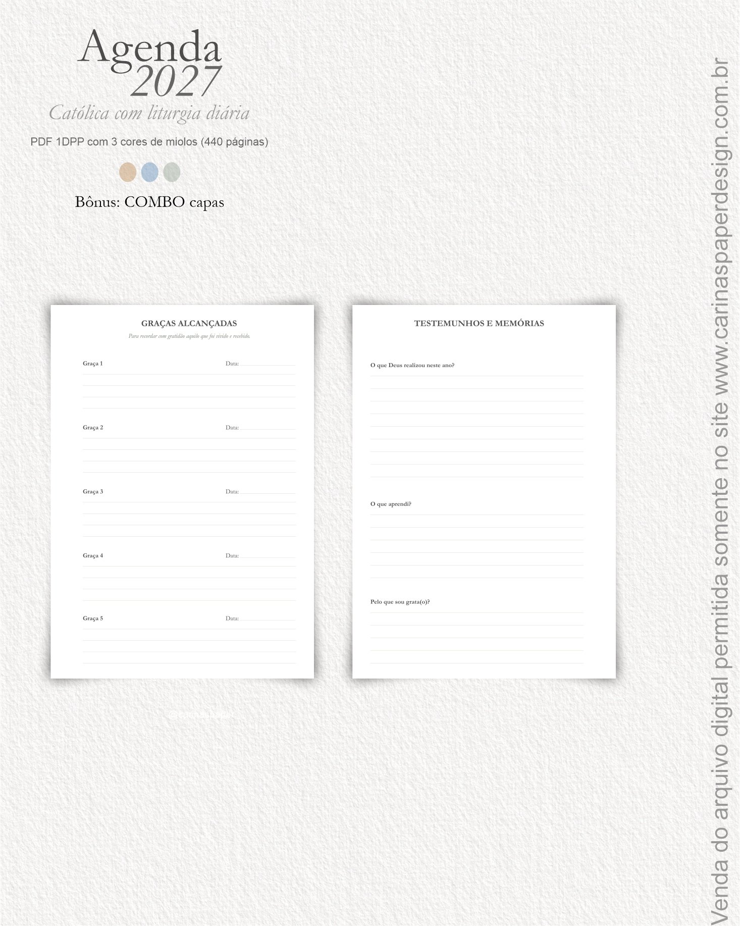 Arquivo digital Agenda Liturgia Diária + COMBO capas - Imagem 17