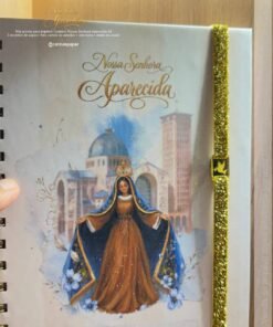 PDF caderno NS Aparecida 7 + capas + miolo decorado + bolso + cartela adesivo - Imagem 3