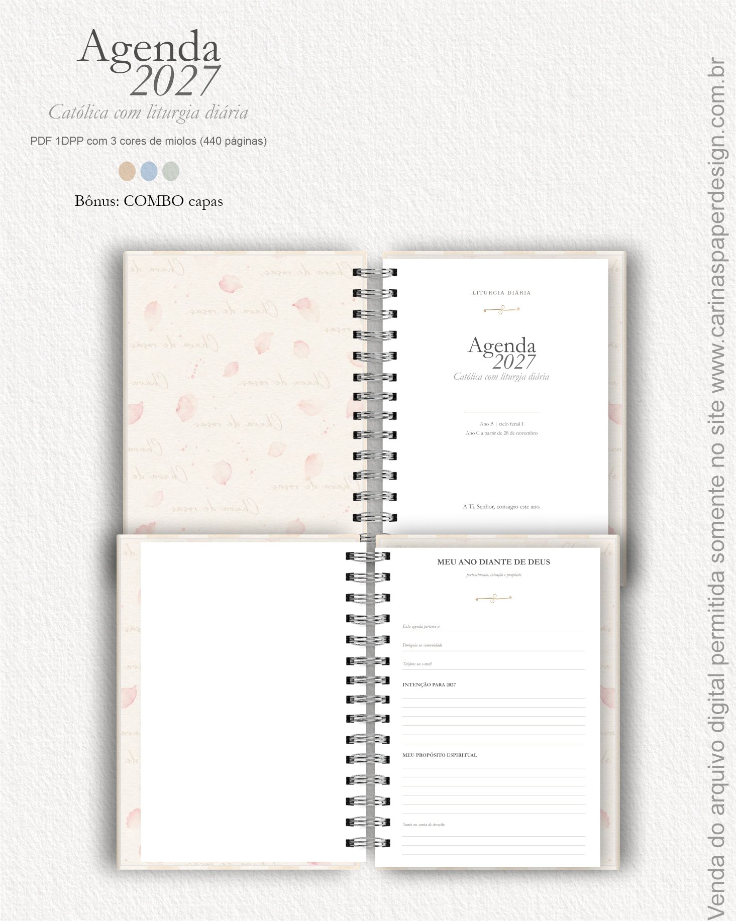 Arquivo digital Agenda Liturgia Diária + COMBO capas - Imagem 3