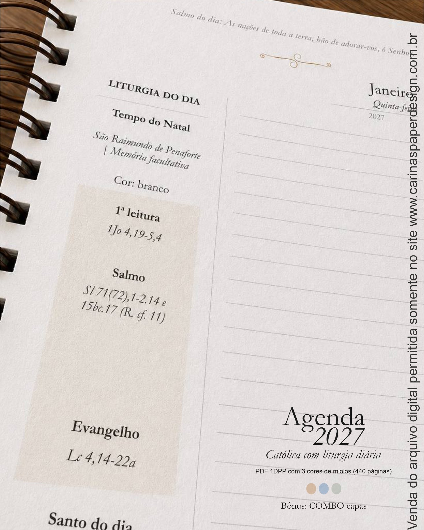 Arquivo digital Agenda Liturgia Diária + COMBO capas - Imagem 5