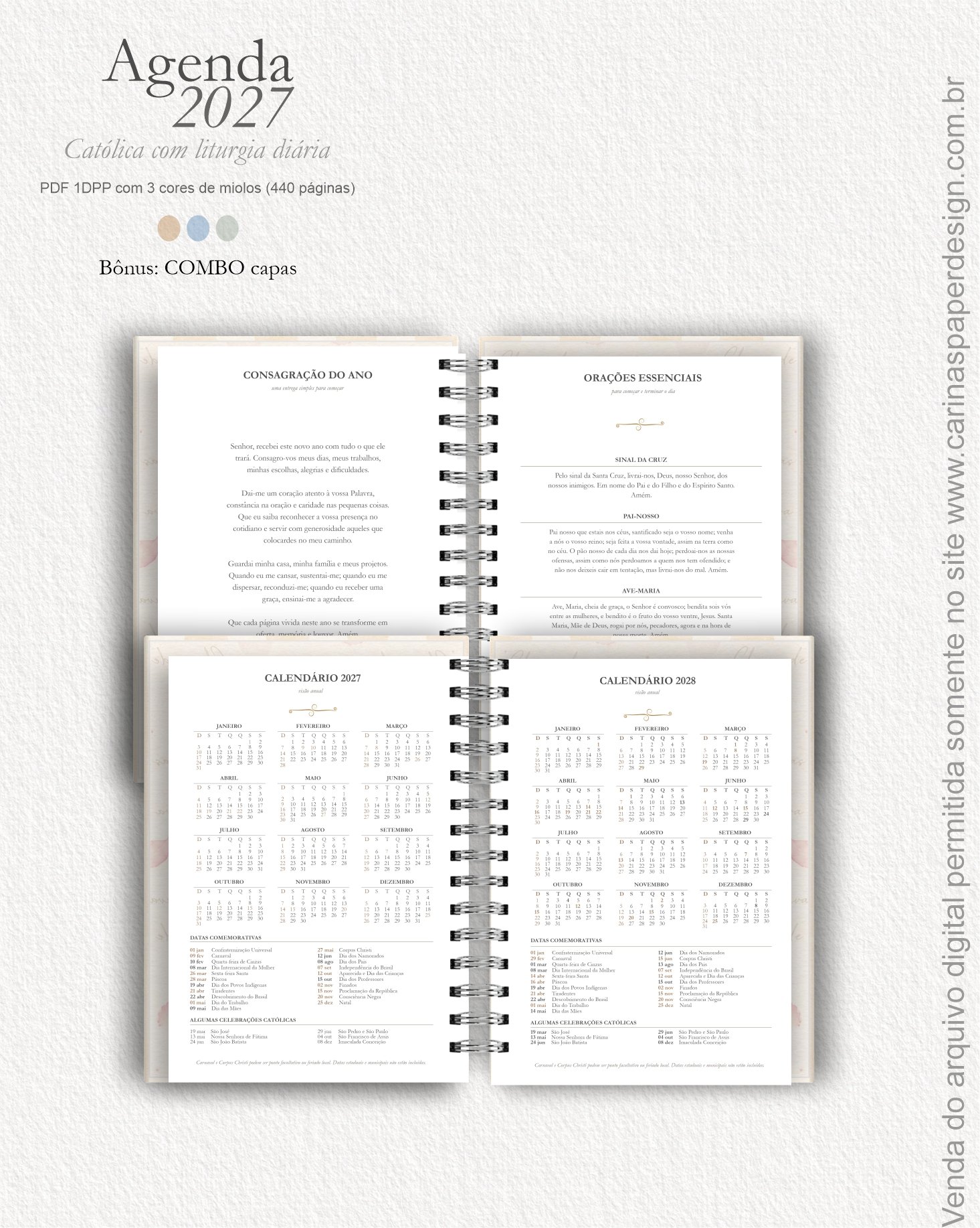 Arquivo digital Agenda Liturgia Diária + COMBO capas - Imagem 9