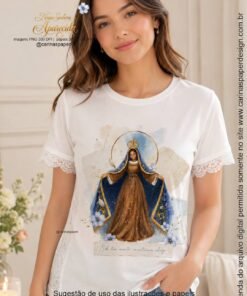 Kit Ilustrações  Nossa Senhora Aparecida 7 - Imagem 8