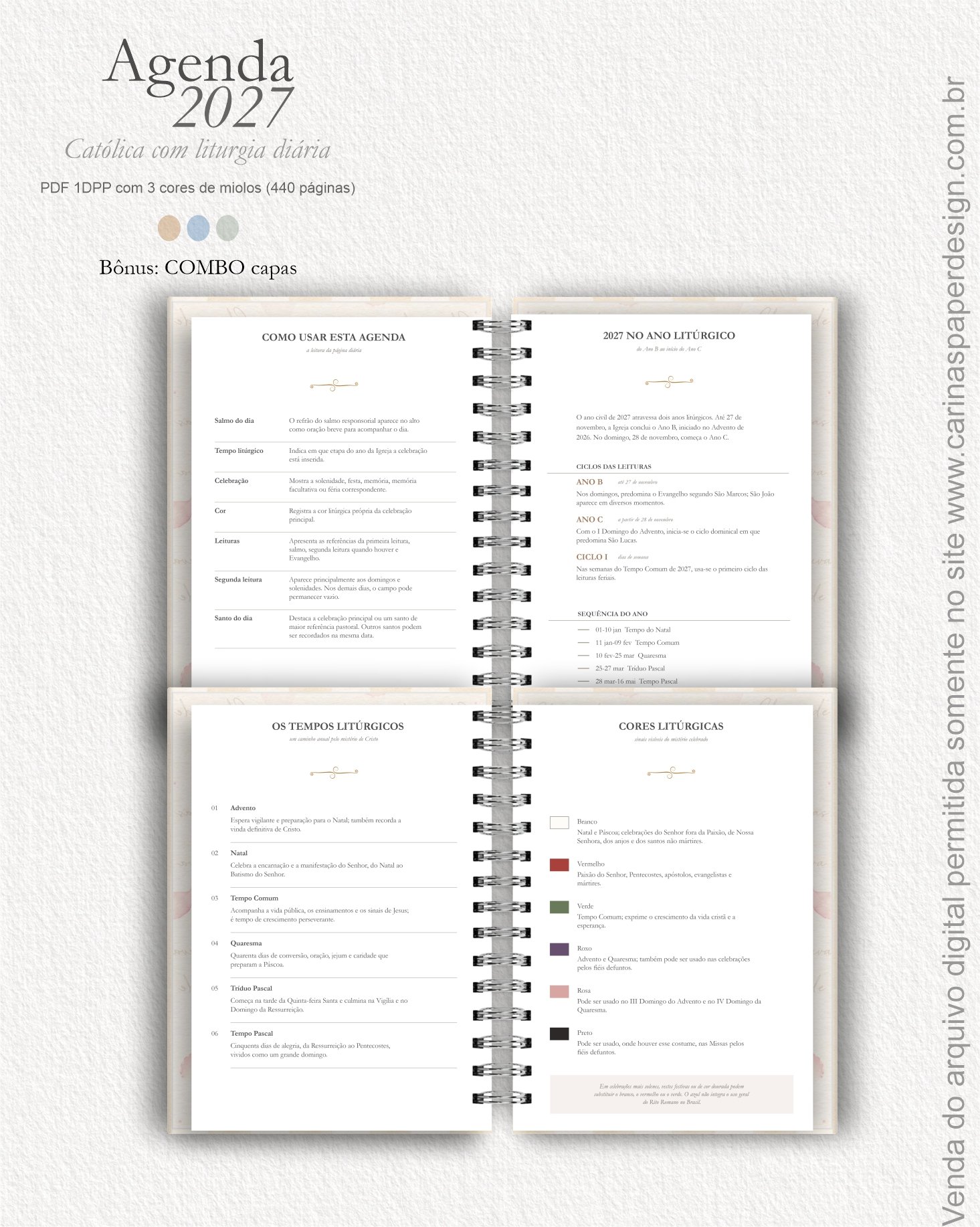 Arquivo digital Agenda Liturgia Diária + COMBO capas - Imagem 10