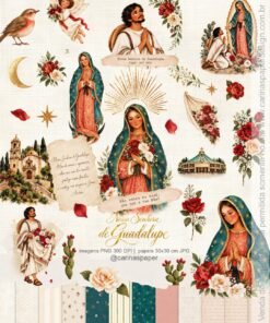 Kit Ilustrações  Nossa Senhora de Guadalupe 2