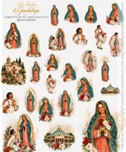 Kit Ilustrações  Nossa Senhora de Guadalupe 2 - Imagem 4