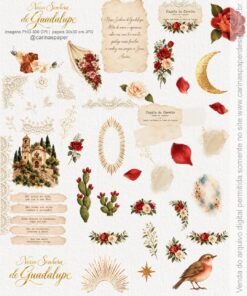 Kit Ilustrações  Nossa Senhora de Guadalupe 2 - Imagem 5